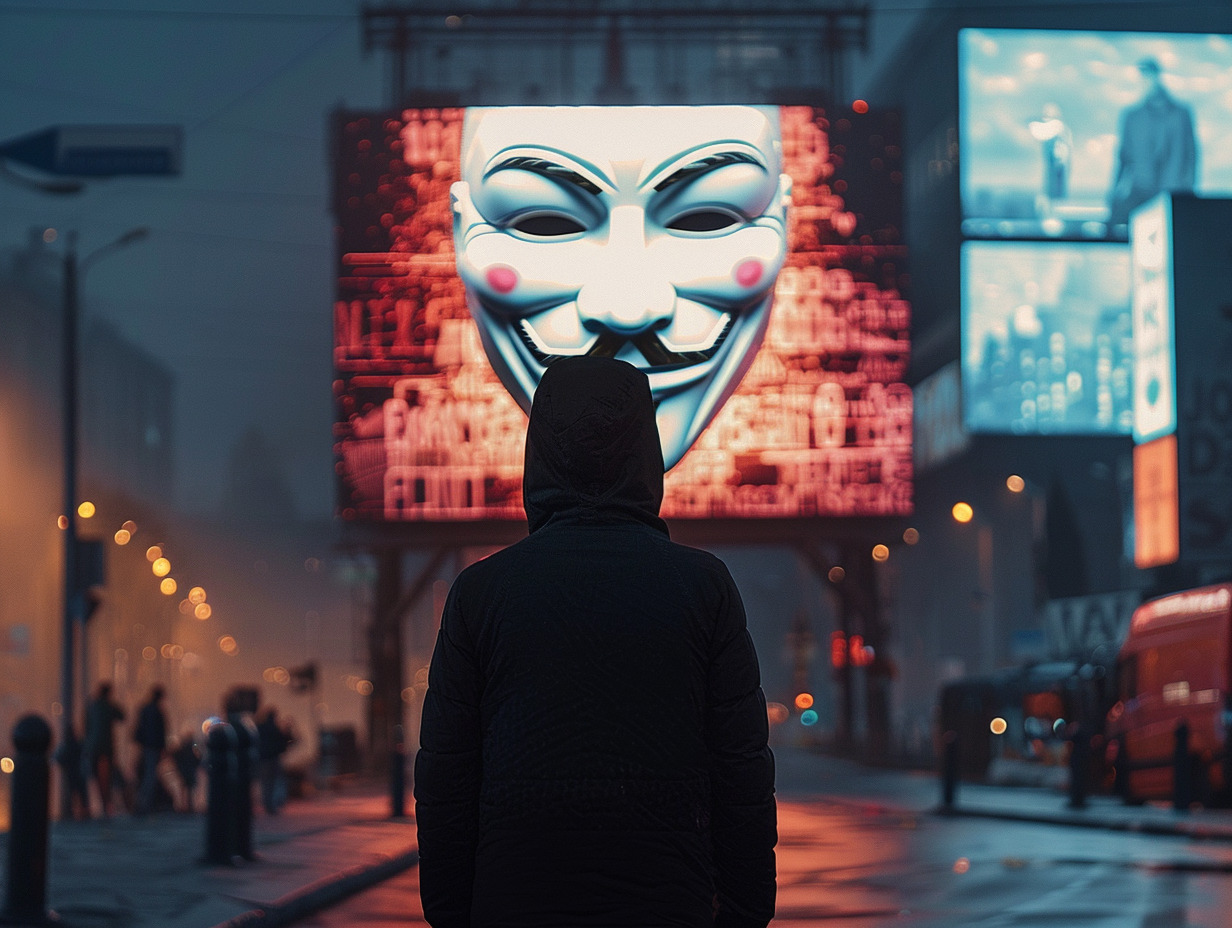 masque  anonymat